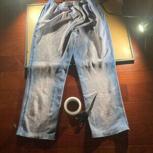 Blue/Purple Acid Washed Sweatpants [Amazon Essentialls Blank]